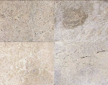 silver travertine tiles oyster